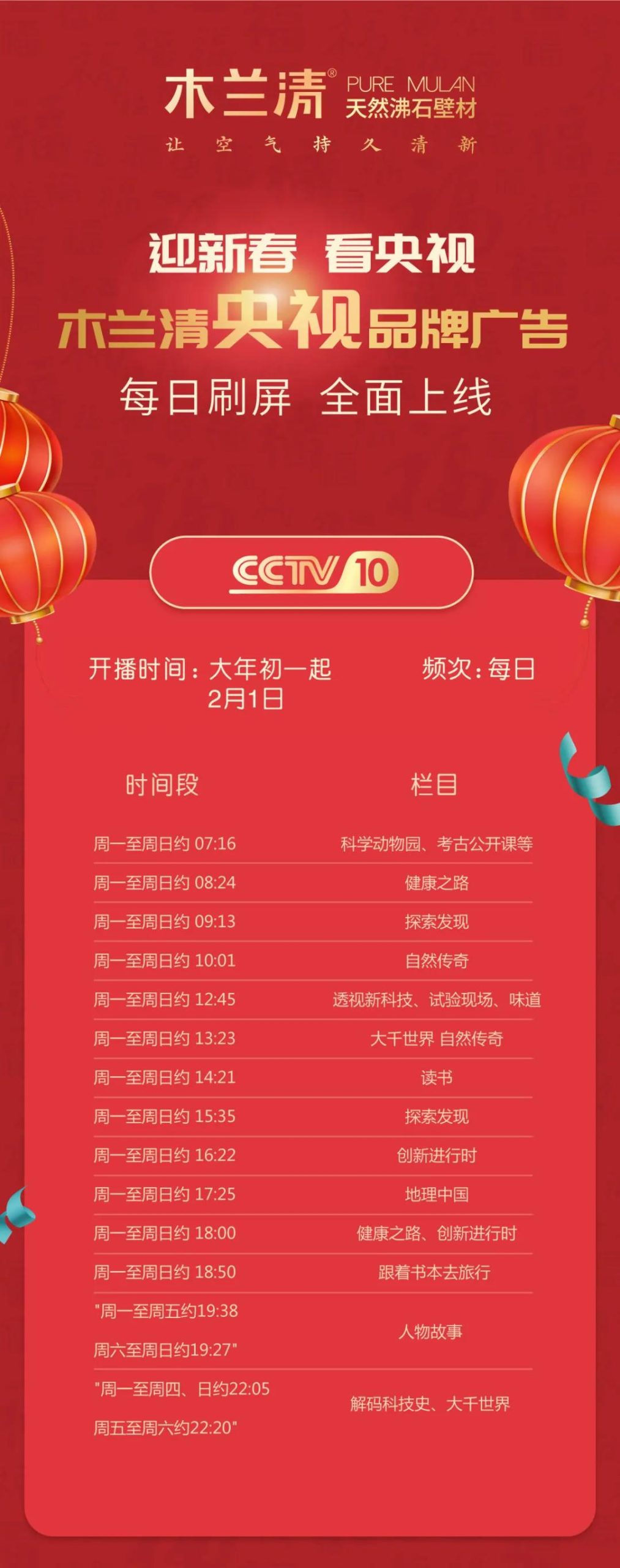 全天候無休止刷屏！國投盛世旗下木蘭清央視品牌廣告全面上線！-國投盛世