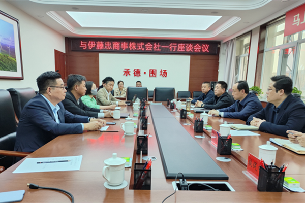 世界500強公司伊藤忠商事株式會社蒞臨國投盛世沸石產業基地考察合作